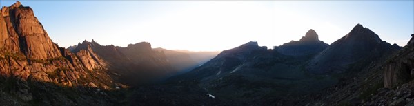 Фото 13 Панорама со склона перевала 20.